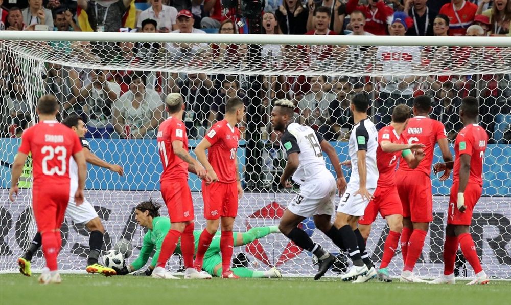 سويسرا تتعادل مع كوستاريكا وتبلغ دور الـ 16 من مونديال روسيا
