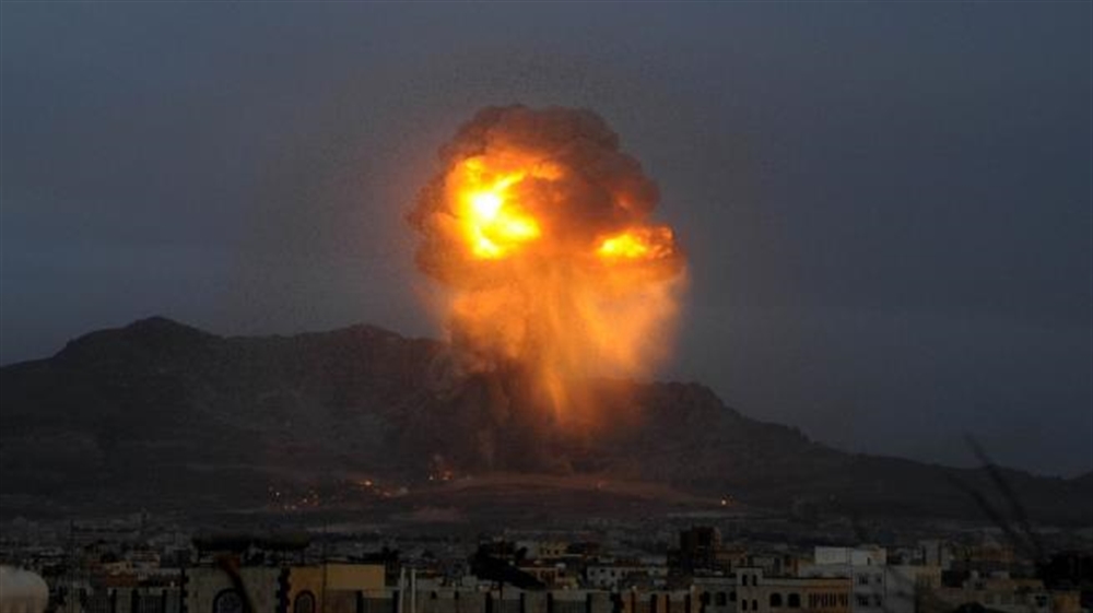 التحالف ينفذ 25 غارة جوية و يدمر منصة لإطلاق الصواريخ في صعدة