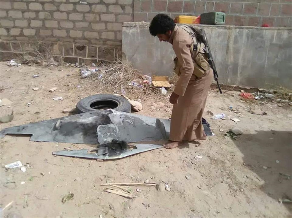 إسقاط طائرة مسيرة تابعة للحوثيين في البيضاء (فيديو)
