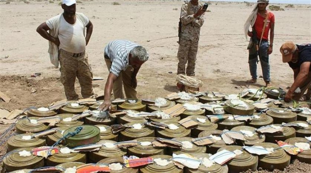الفرق الهندسية تتلف أكثر من ألف لغم أرضي زرعها الحوثيين في صعدة
