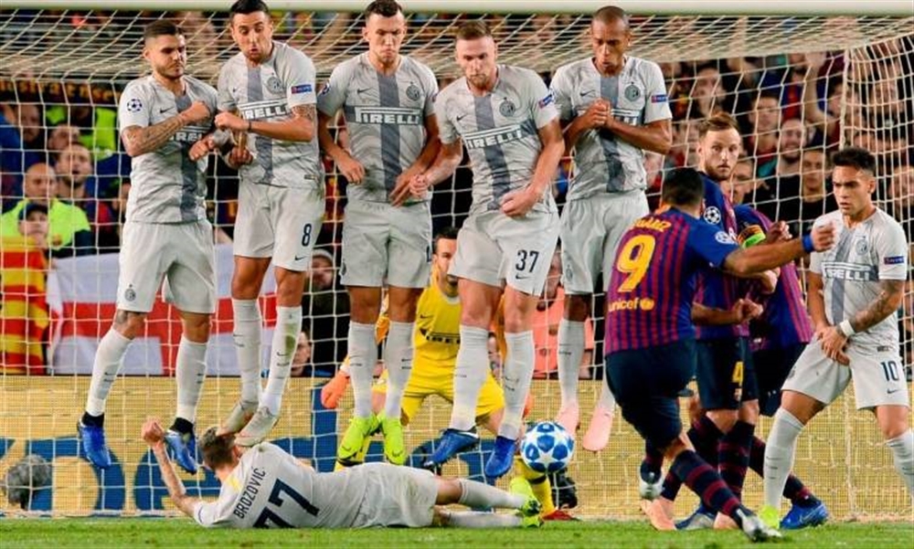 شاهد.. برشلونة يدك شباك انتر ميلان بثنائية نظيفة في غياب "ميسي"