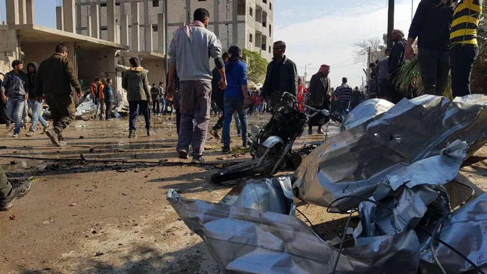 قتلى وجرحى بانفجار مفخخة في مدينة جرابلس السورية