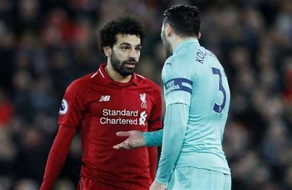 مشادات كلامية بين صلاح وقائد أرسنال