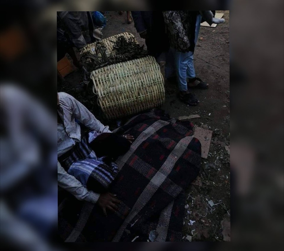 مقتل طفل يبيع الموز أثناء تشييع الحوثيين قتلاهم في المخلاف شمالي تعز