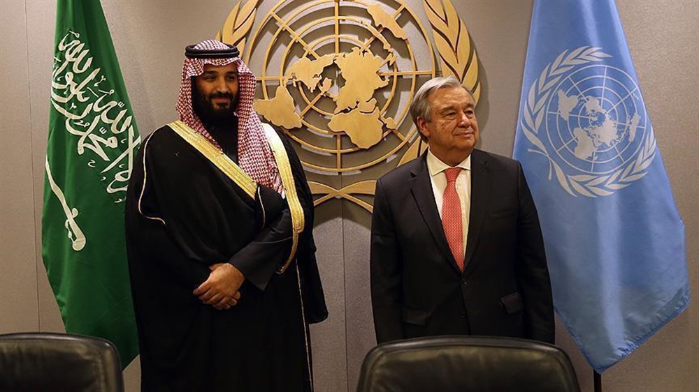 بن سلمان وغوتيريش يبحثان أمن واستقرار اليمن