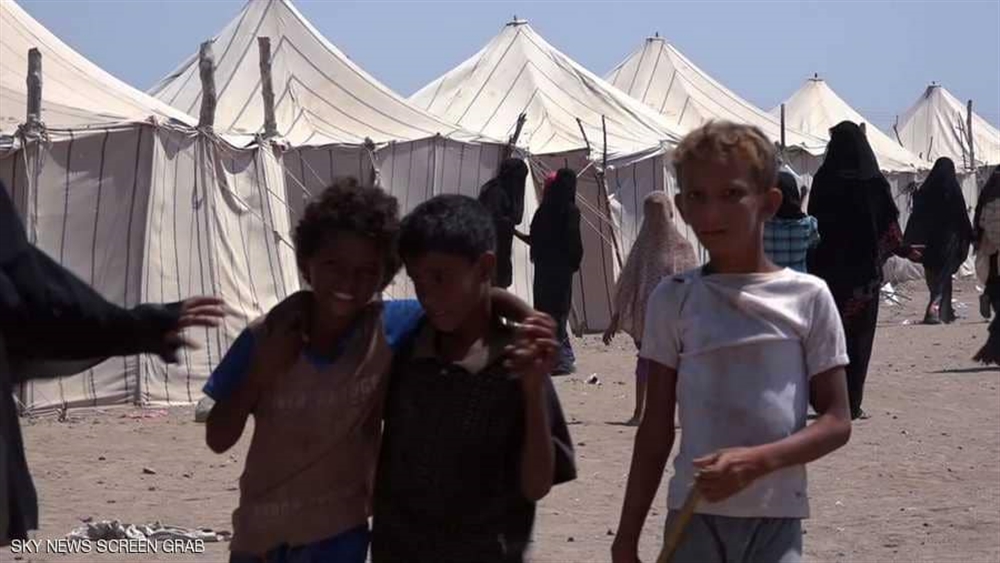 إصابة 4 مدنيين بقصف حوثي على مخيم للنازحين في حجة