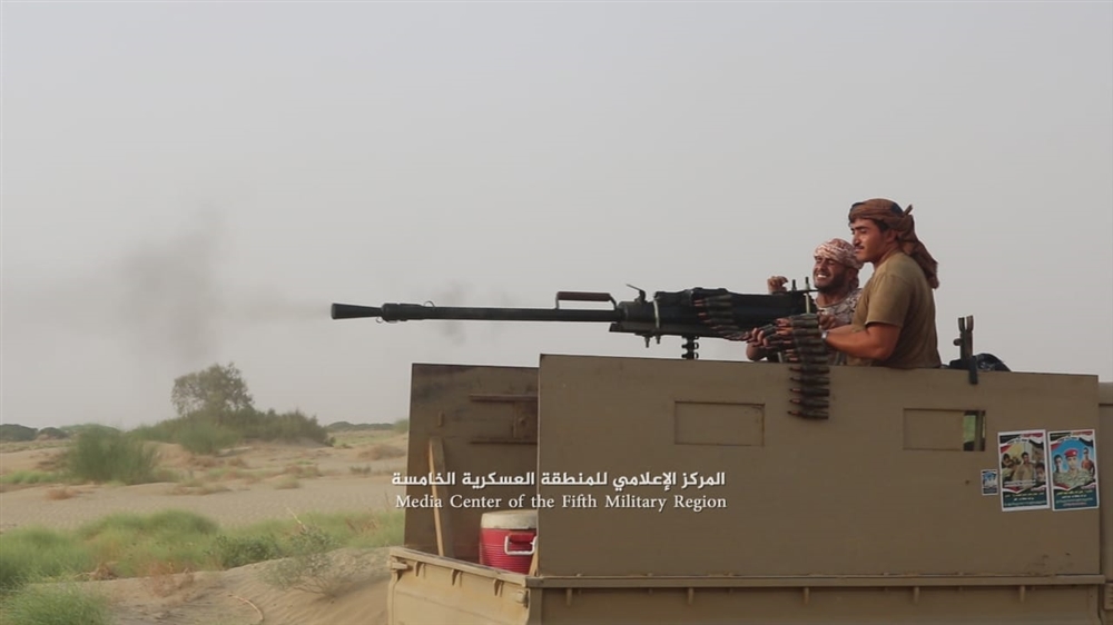 الجيش الوطني ينتزع مواقع جديدة من قبضة الحوثيين غربي حرض