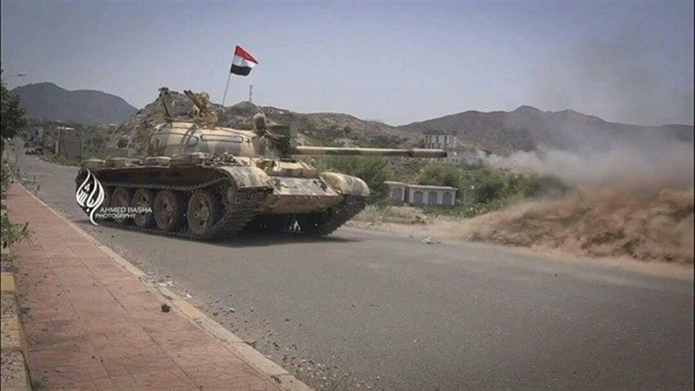 تقدم جديد لقوات الجيش في جبهة البرح غربي تعز