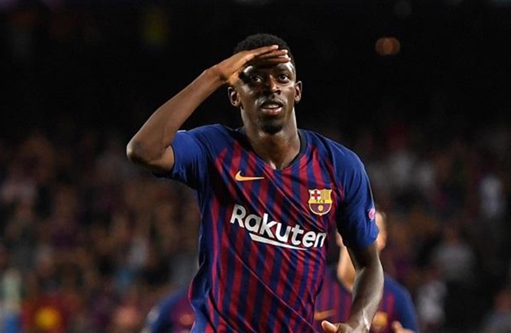 "ديمبلي" يعود لصفوف برشلونة قبل مواجهة مانشستر يونايتد