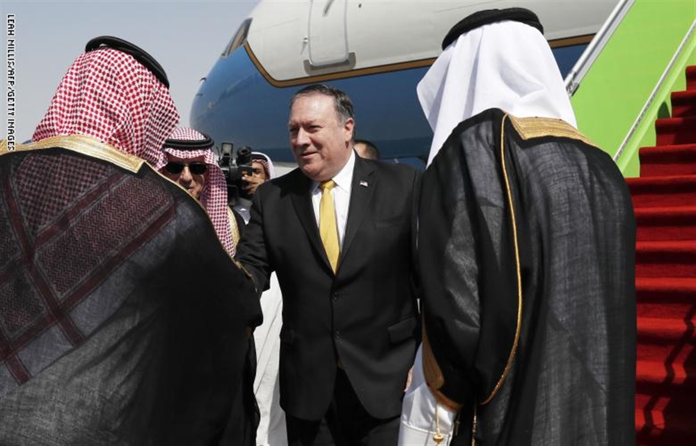 وزير الخارجية الأمريكي يصل السعودية لبحث الأزمة الإيرانية