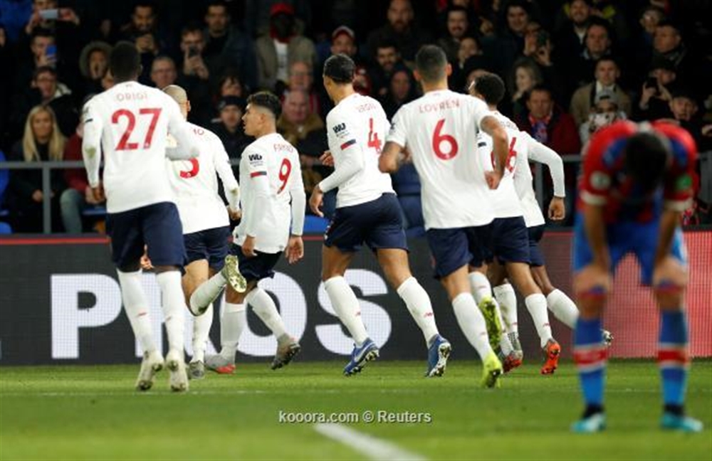 ليفربول يتغلب على كريستال بالاس ويواصل التحليق في صدارة البريميرليغ
