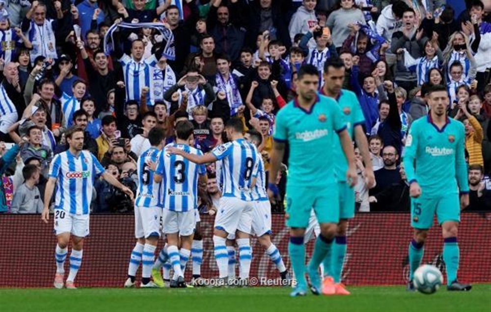 برشلونة يسقط في فخ التعادل أمام سوسيداد في الدوري الإسباني