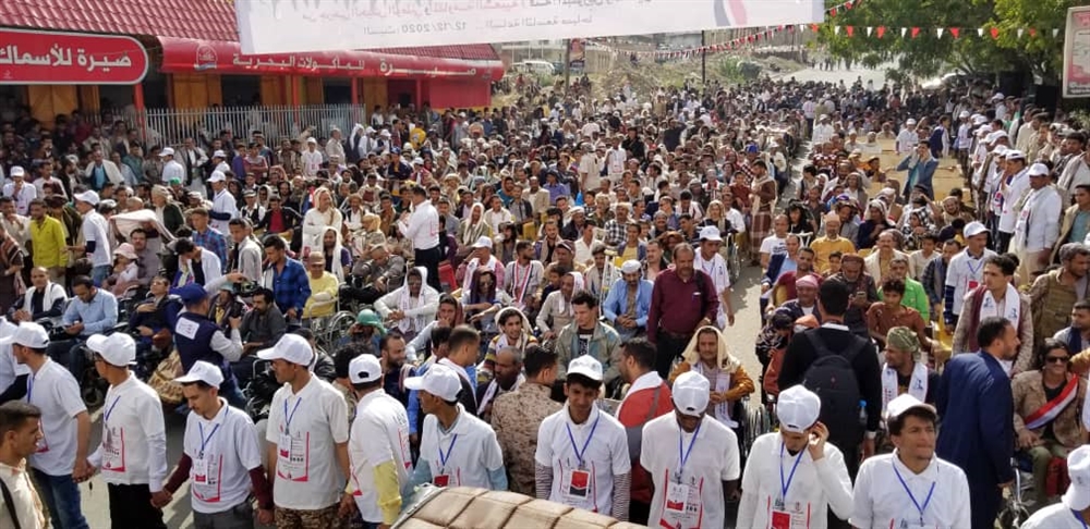 برعاية رئيس المجلس الأعلى للمقاومة بالمحافظة.. تعز :مهرجان حاشد لتكريم 1000جريح