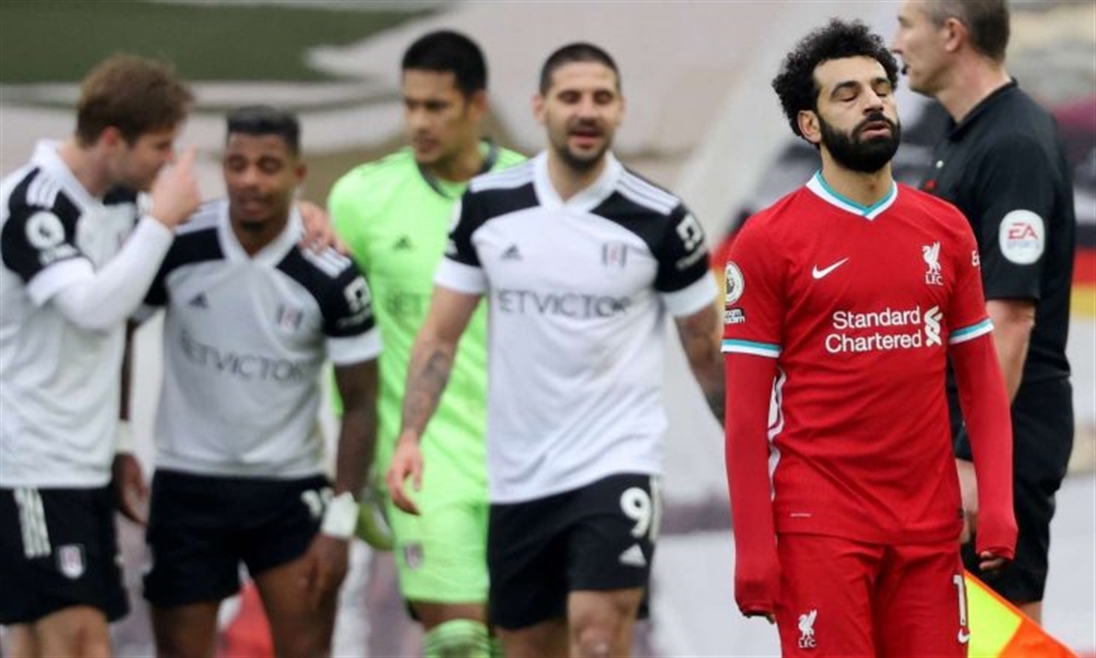 ليفربول يخسر للمرة السادسة تواليا على ملعبه