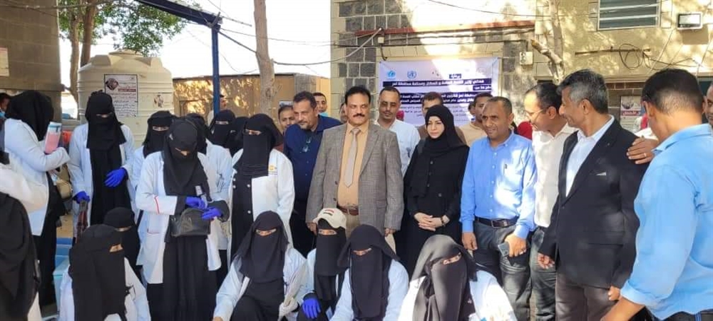 تعز... تدشين الحملة الوطنية للتطعيم ضد وباء الكوليرا في المخا