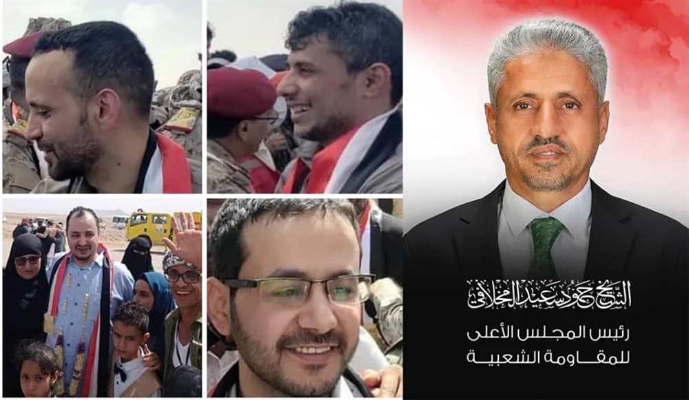 الشيخ المخلافي للصحفيين المُحررين: سيبقى صوت المقاومة الشعبية هو الأقوى والأعلى