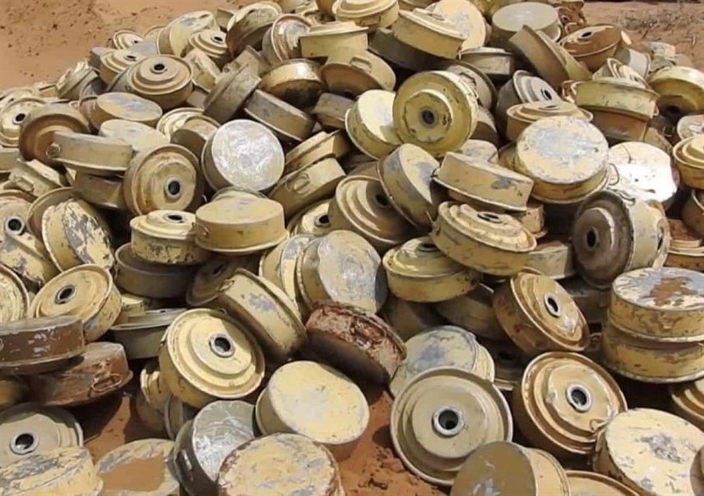 نزع اكثر من الفي لغم حوثي منذ مطلع الشهر الجاري