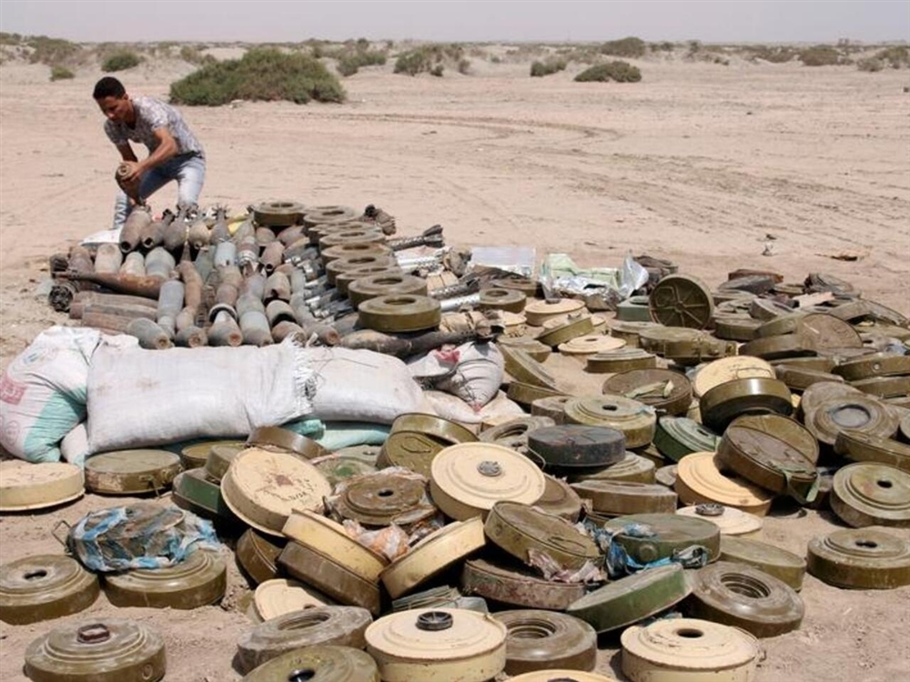 مسام يعلن نزع ثلاثة آلاف و 797 لغما وقذيفة غير منفجرة وعبوة ناسفة خلال نوفمبر الفائت