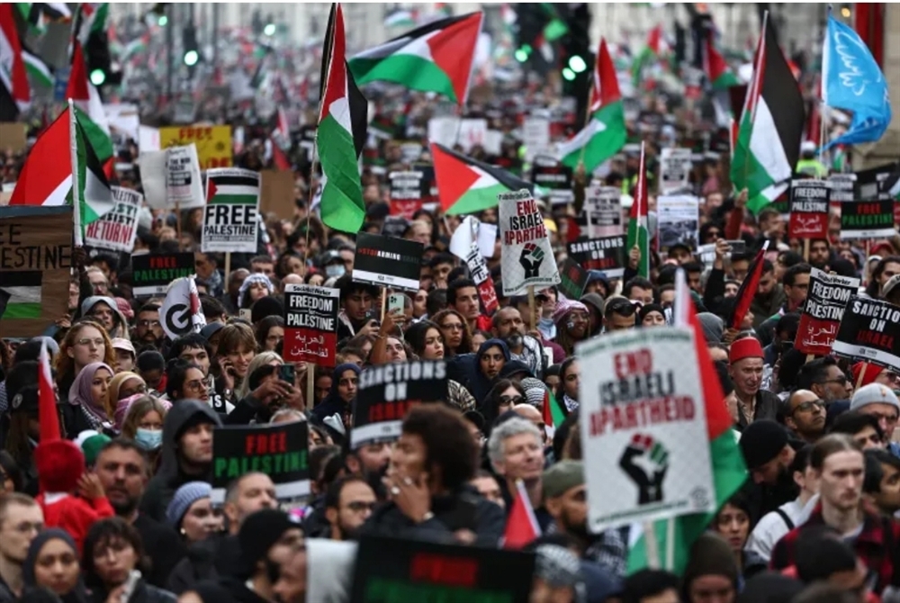 تحالف مؤيد لفلسطين ينظم 100 مسيرة بعشرات الدول