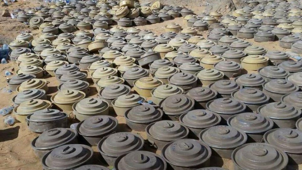 "مسام" تعلن نزع اكثر من الف و500 لغم حوثي منذ مطلع فبراير