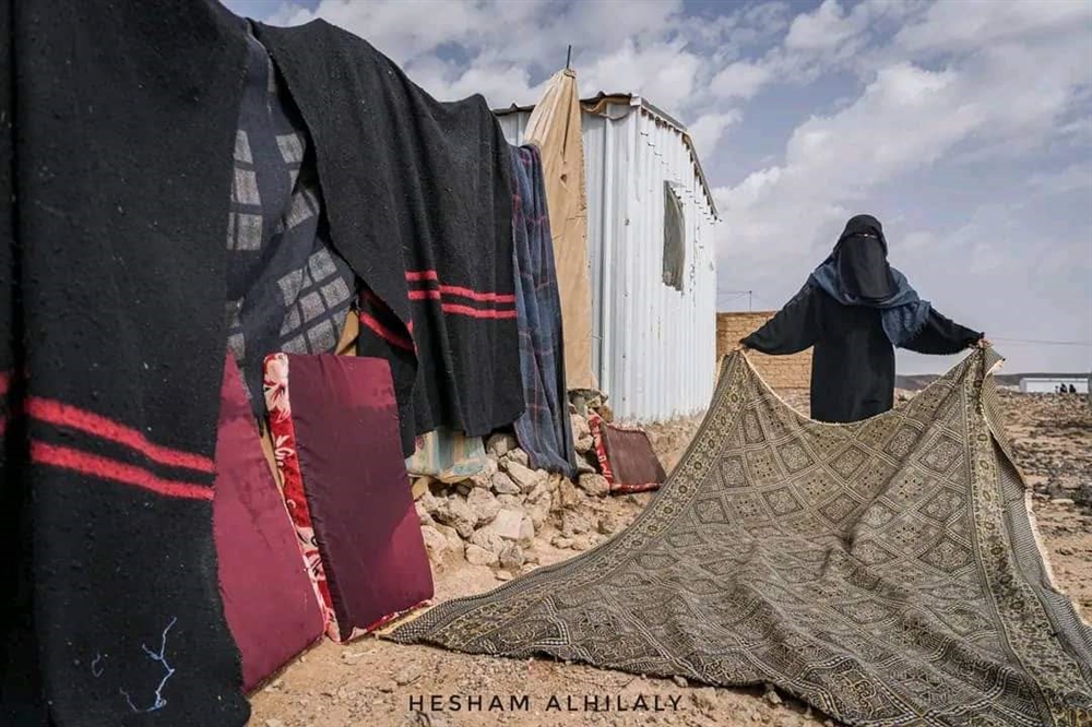 تقرير رسمي يكشف عن تضرر 6 آلاف و 495 أسرة نازحة من الأمطار بمأرب