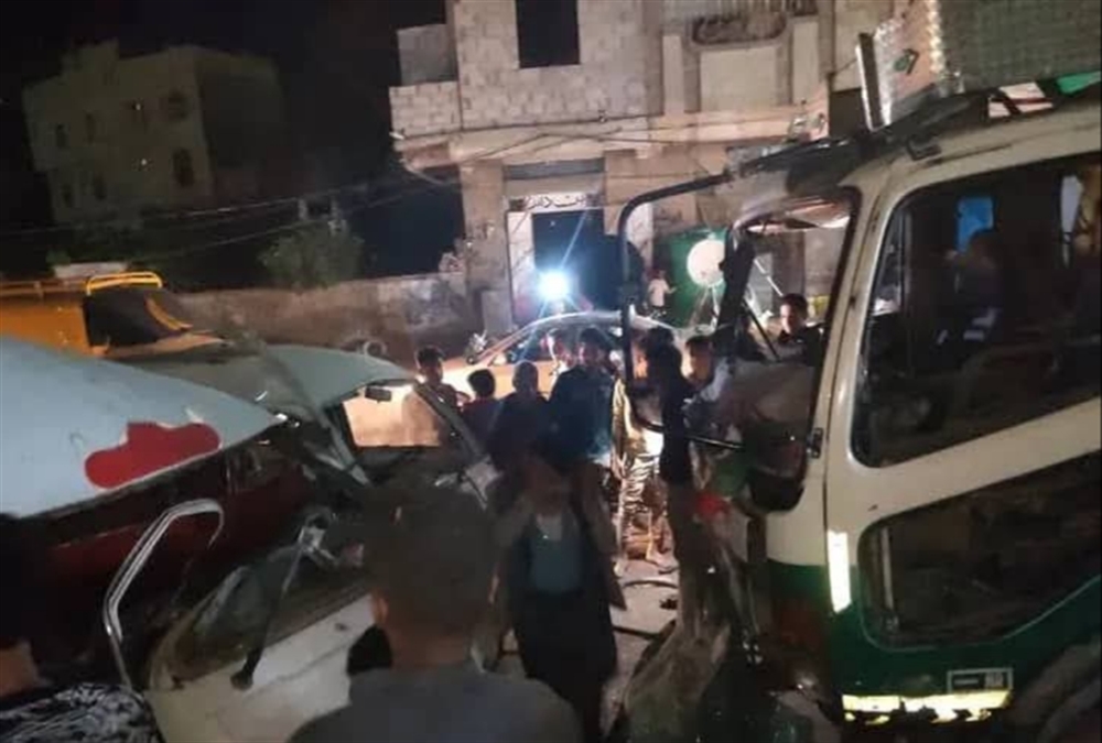 جرحى واضرار مادية جراء انفجار خزان مشتقات نفطية في تعز