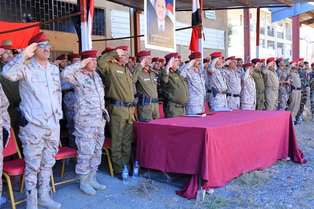 محور تعز يدشن العام التدريبي الجديد في مقر قيادة الشرطة العسكرية