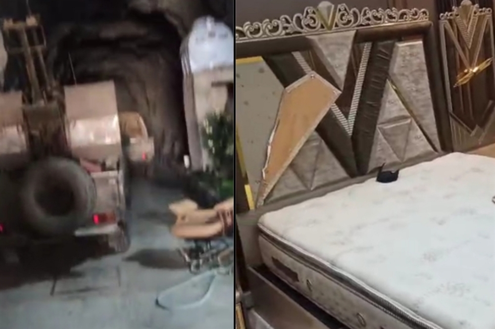 شاهد.. مساكن وقاعات سرّية تابعة للانتقالي شُيّدت تحت الأرض في عدن