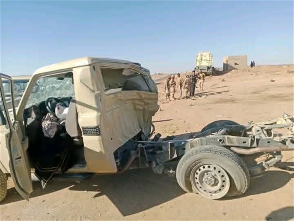وفاة سبعة من أفراد قوات درع الوطن في حادث مروري مروّع شرق اليمن