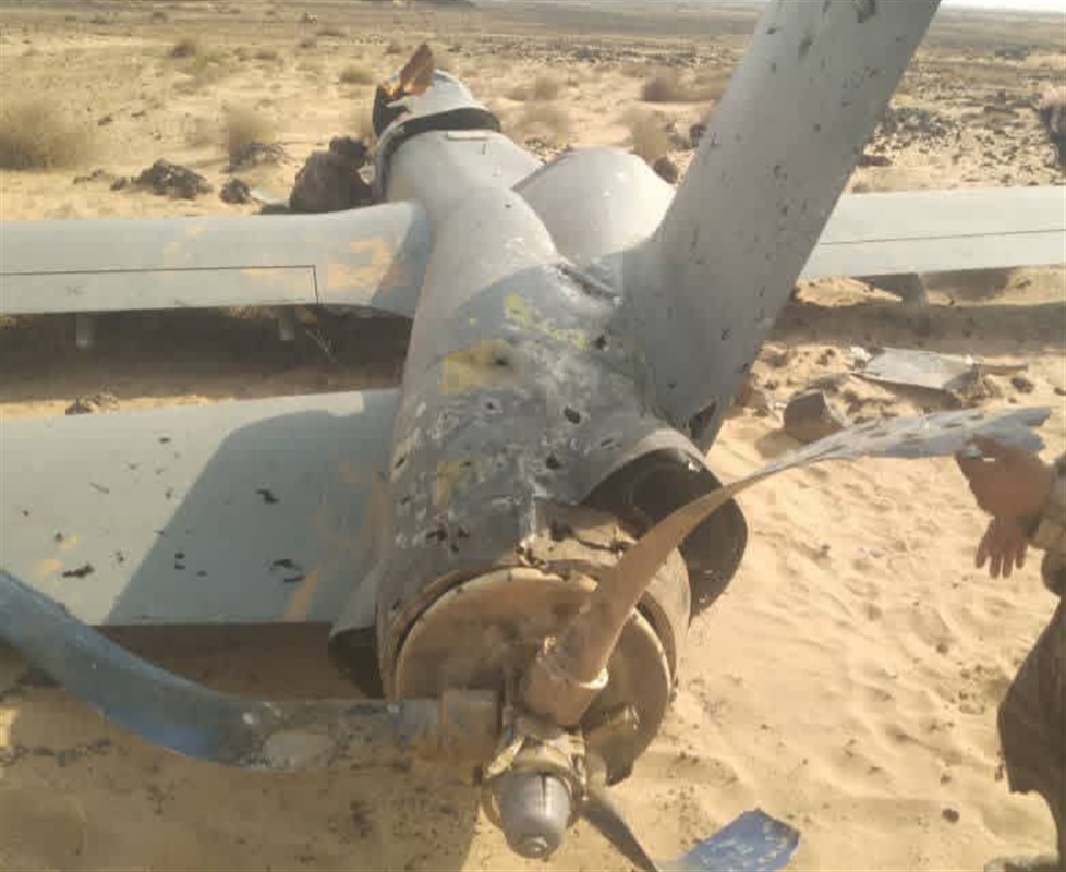 أبين.. سقوط طائرة استطلاع مسيّرة في جبال المراقشة