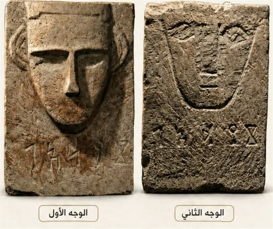 الكشف عن عرض شاهد قبر نادر من آثار اليمن للبيع  في أمريكا