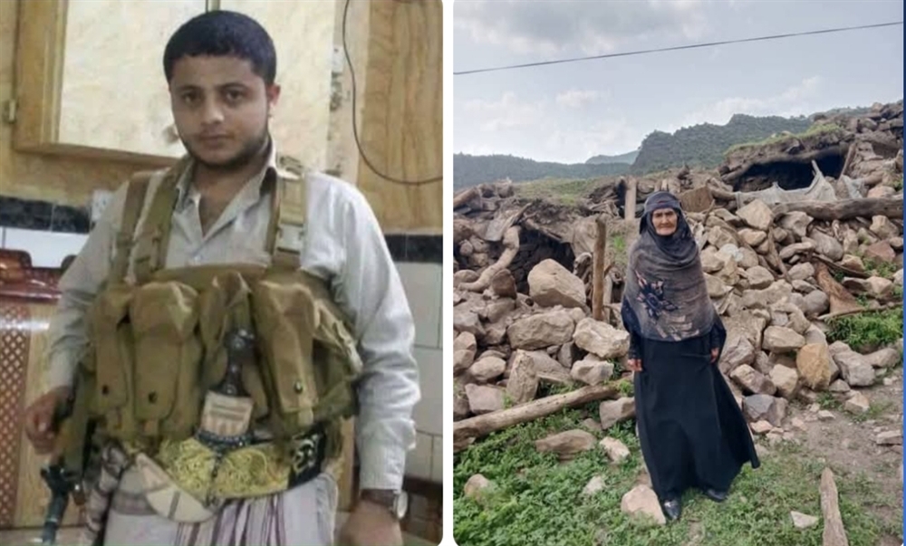 عناصر حوثية تهدم منزل امرأة مسنة في إب